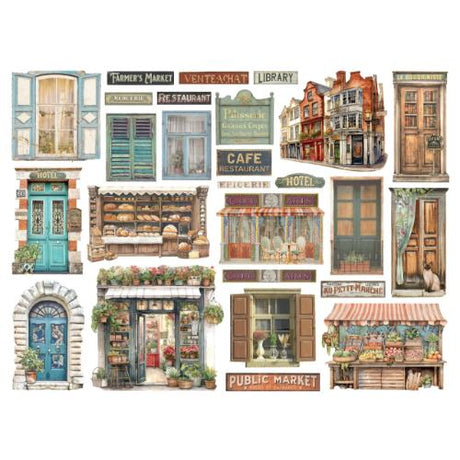 Stamperia Art of Travelling Die Cuts (26pcs) (DFLDC110)