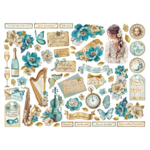 Stamperia Masquerade Die Cuts (57pcs) (DFLDC111)