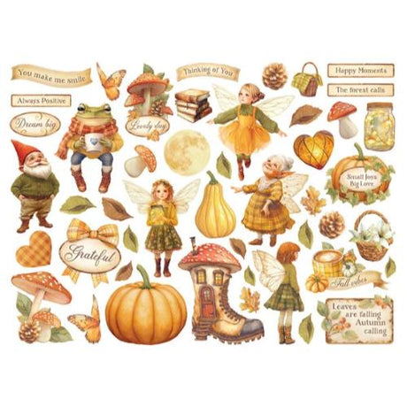Stamperia Whispering Woods Die Cuts Assorted (47pcs) (DFLDC120)