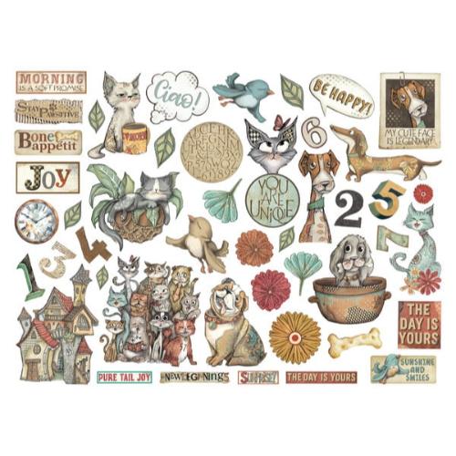 Stamperia Furry Friends Die Cuts Assorted (47pcs) (DFLDC121)