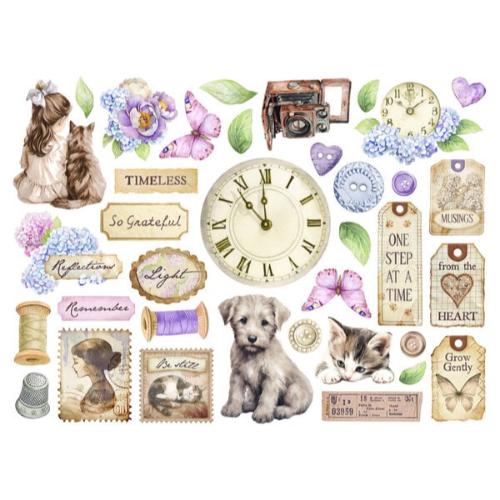 Stamperia Quiet Days Die Cuts Assorted (36pcs) (DFLDC122)