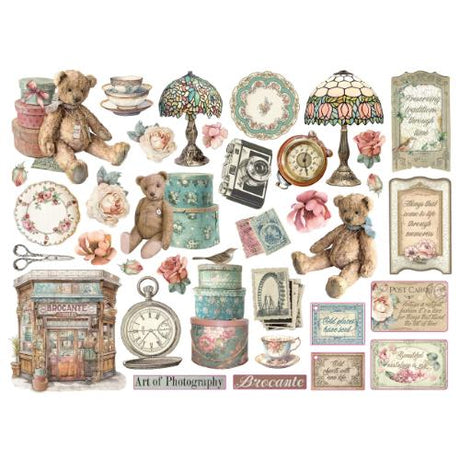 Stamperia Brocante Antiques Die Cuts Assorted (35pcs)