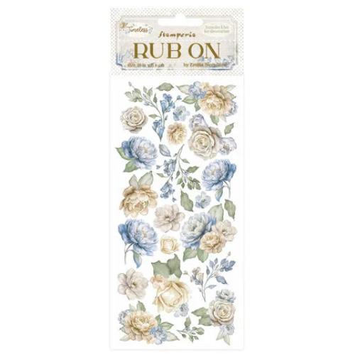 Stamperia Timeless Rub-On 4x8,5 Inch Flowers (DFLRB160)