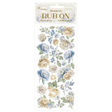 Stamperia Timeless Rub-On 4x8,5 Inch Flowers (DFLRB160)