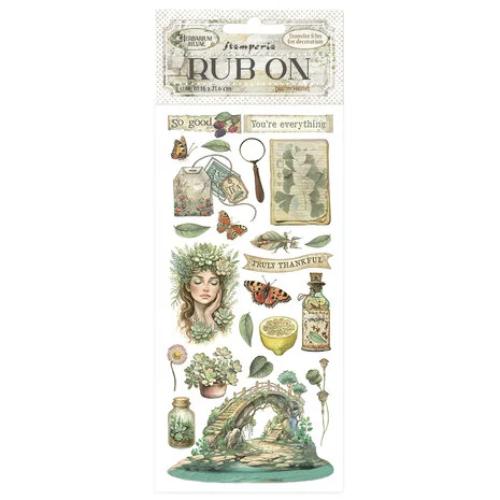 Stamperia Herbarium Silvae Rub-On 8,33x2,36 Inch Bridge (DFLRB211)