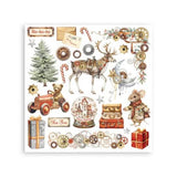 Stamperia Gear up for Christmas Rub-On 6,1x6,1 Inch Assortment (6pcs) (DFLRBX03)