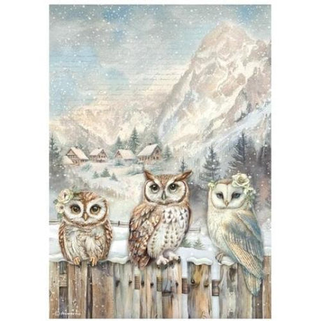 Stamperia The Owl's House A4 Rice Paper Selection (6pcs) (DFSA4XOH)