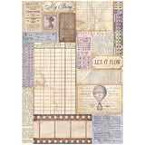 Stamperia Quiet Days A4 Rice Paper Selection (6pcs) (DFSA4XQD)