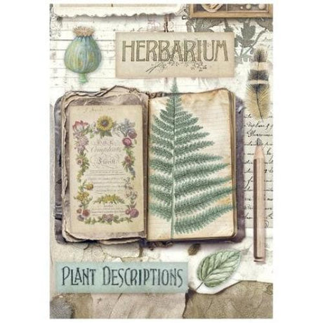 Stamperia Herbarium Silvae A6 Mini Rice Paper (8pcs) (DFSA6X02)