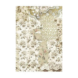 Stamperia Old Lace A6 Rice Paper Backgrounds (8pcs) (DFSAK6032)