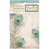 Stamperia Masquerade A6 Rice Paper Backgrounds (8pcs) (DFSAK6036)