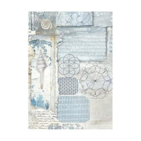 Stamperia Silent Sea A6 Rice Paper Backgrounds (8pcs) (DFSAK6040)