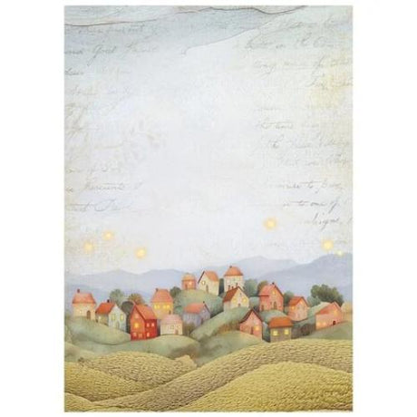 Stamperia Whispering Woods A6 Rice Paper Backgrounds (8pcs) (DFSAK6045)