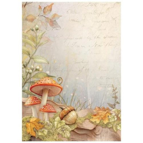 Stamperia Whispering Woods A6 Rice Paper Backgrounds (8pcs) (DFSAK6045)