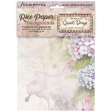Stamperia Quiet Days A6 Rice Paper Backgrounds (8pcs) (DFSAK6047)