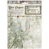 Stamperia Herbarium Silvae A6 Rice Paper Backgrounds (8pcs) (DFSAK6048)