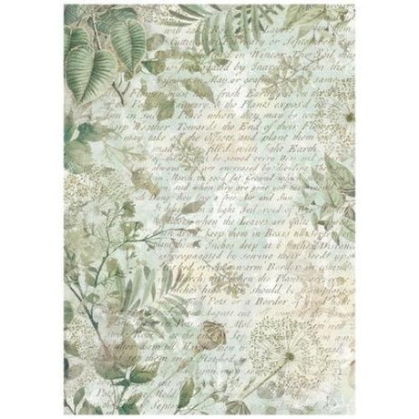 Stamperia Herbarium Silvae A6 Rice Paper Backgrounds (8pcs) (DFSAK6048)