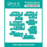 Gina K Designs DIE- Cheerful Greetings