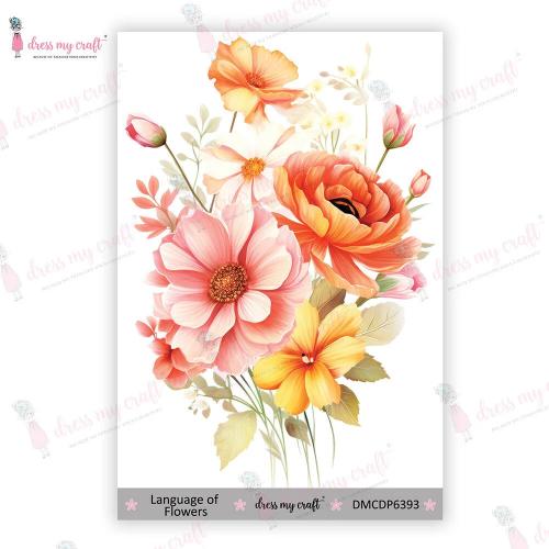 Dress My Craft Transfer Me Mini Language Of Flowers (DMCDP6393)