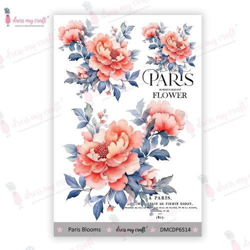 Dress My Craft Transfer Me Mini Paris Blooms (DMCDP6514)