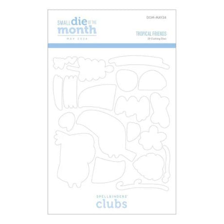 Spellbinders - Tropical Friends - Small Die of the Month