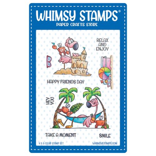 Whimsy Stamps - Beach Babes Clear Stamps