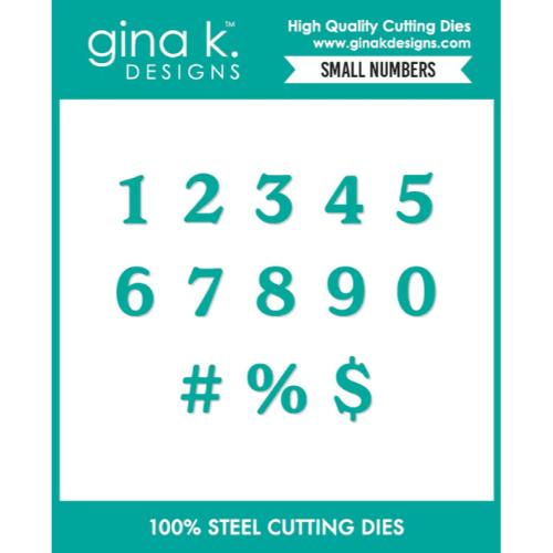 Gina K Designs DIE- Small Numbers