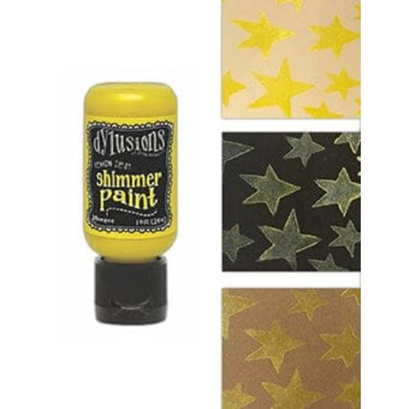 Dylusions Shimmer Paint 1oz Lemon Zest