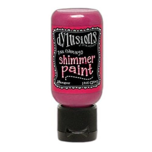 Dylusions Shimmer Paint 1oz Pink Flamingo