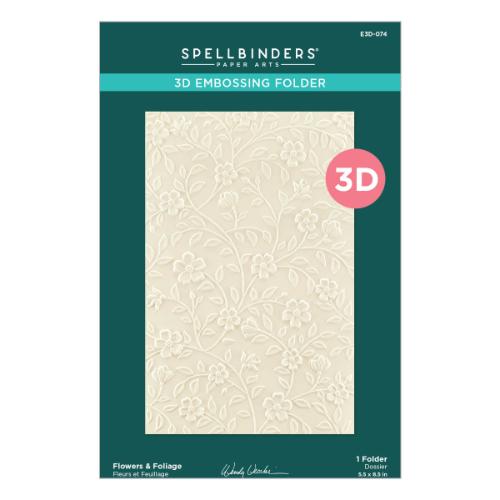 Spellbinders - Flowers & Foliage 3D Embossing Folder