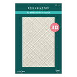 Spellbinders - Argyle Plaid 3D Embossing Folder