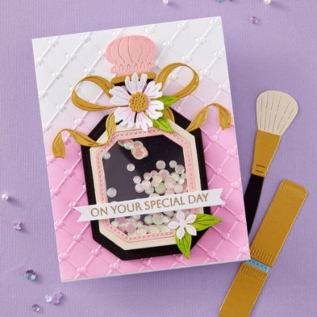 Spellbinders - Cross My Heart 3D Embossing Folder from the Gorgeous You Collection