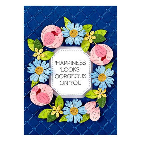 Spellbinders - Cross My Heart 3D Embossing Folder from the Gorgeous You Collection