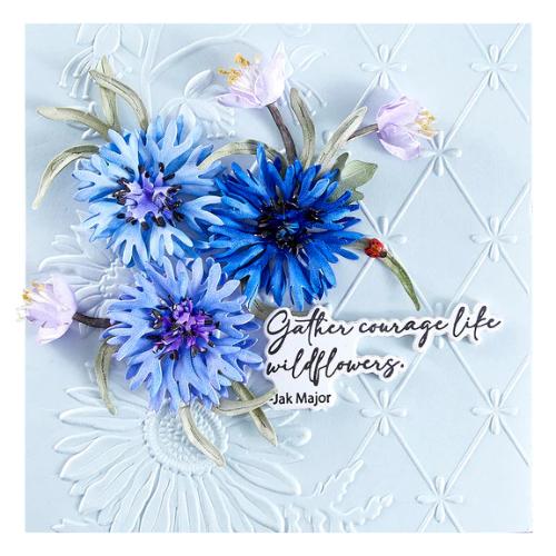 Spellbinders - Wildly Beautiful 3D Embossing Folder from the Through the Meadow Collection by Susan Tierney-Cockburn