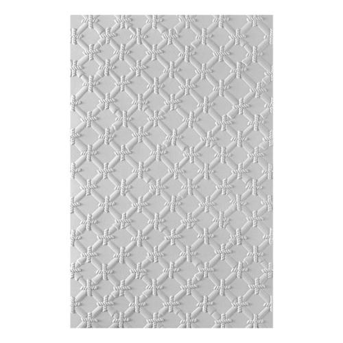 Spellbinders - Bamboo Screen 3D Embossing Folder from the Cheerful Chirps Collection