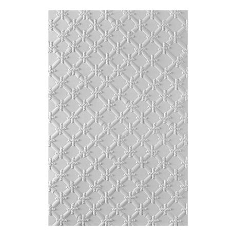 Spellbinders - Bamboo Screen 3D Embossing Folder from the Cheerful Chirps Collection
