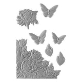 Spellbinders - Blooming Butterflies 3D Emboss & Cut Folder from the Vivid Expressions Collection