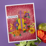 Spellbinders - Musical Notes 3D Embossing Folder from the Bibi's Musical Notes Collection by Bibi Cameron
