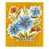 Spellbinders - Polka Dot & Posy Duo 3D Embossing Folder from the Tabbed Classics Collection by Wendy Vecchi