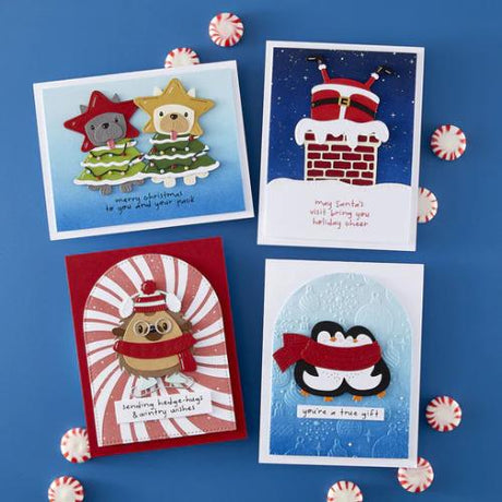Spellbinders - Season Sparkles 3D Embossing Folder from the Merry Mischief Collection