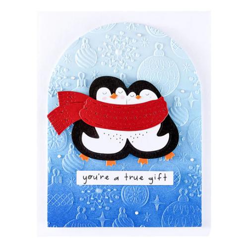 Spellbinders - Season Sparkles 3D Embossing Folder from the Merry Mischief Collection