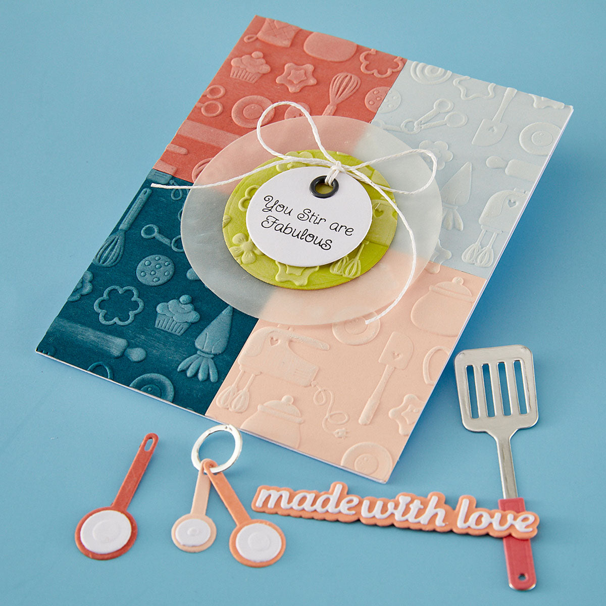 Spellbinders Confection Companions 3D Embossing Folder by Tina Smith