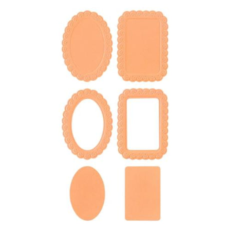Spellbinders - Scalloped Frames 3D Emboss & Cut Folder