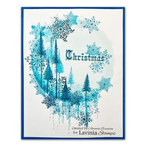 Lavinia Stamps - Snowflakes Large - Stamp