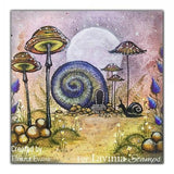 Lavinia Stamps - Thistlecap Mushrooms Stamp