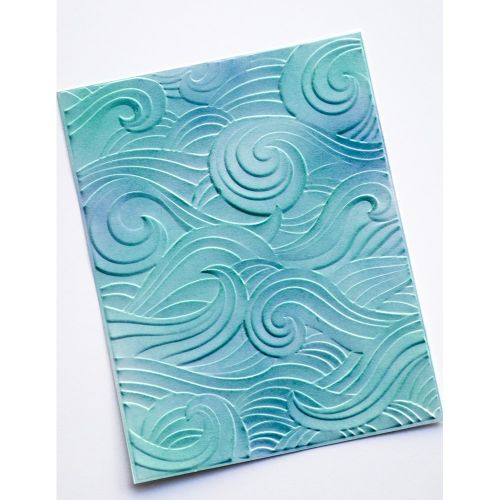 Memory Box - Waves 3D Embossing Folder