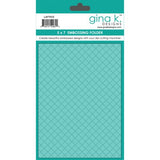 Gina K Designs - EMBOSSING FOLDER- Lattice