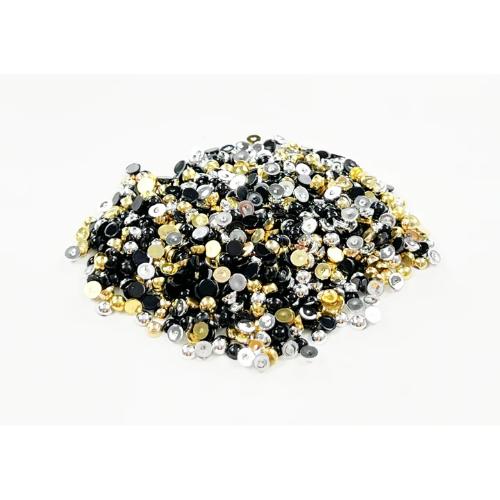 Gina K Designs - Embellishment- MINI Pearl Mix- Black Gold and Silver