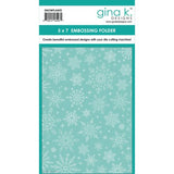 Gina K Designs - EMBOSSING FOLDER- Snowflakes