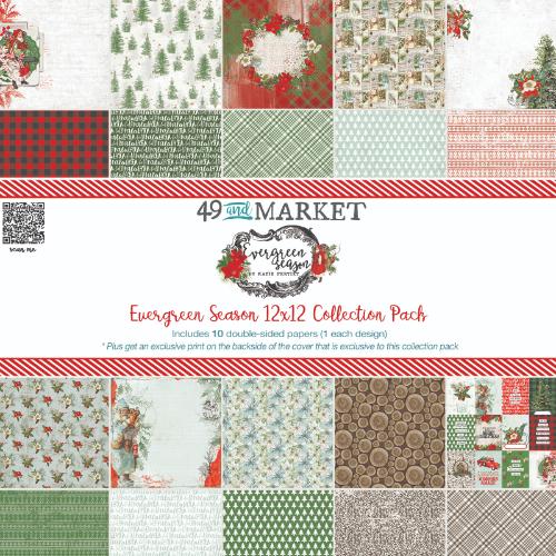 49 & Market - Evergreen Season 12x12 Paper Collection Pack - Postage as per Actual